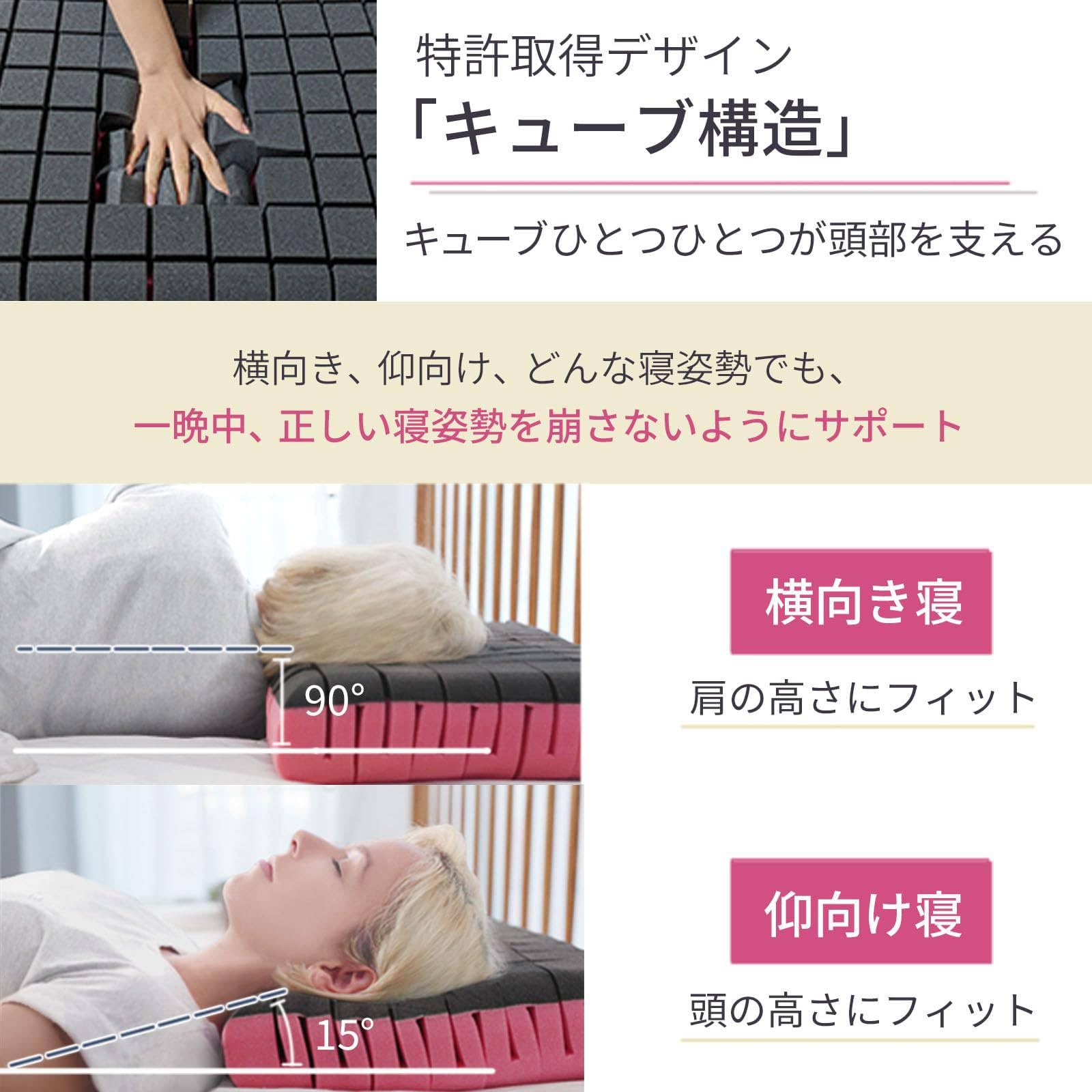 Amazon｜‎無重力枕 枕 まくら 低反発 高反発 首が痛くならない いびき