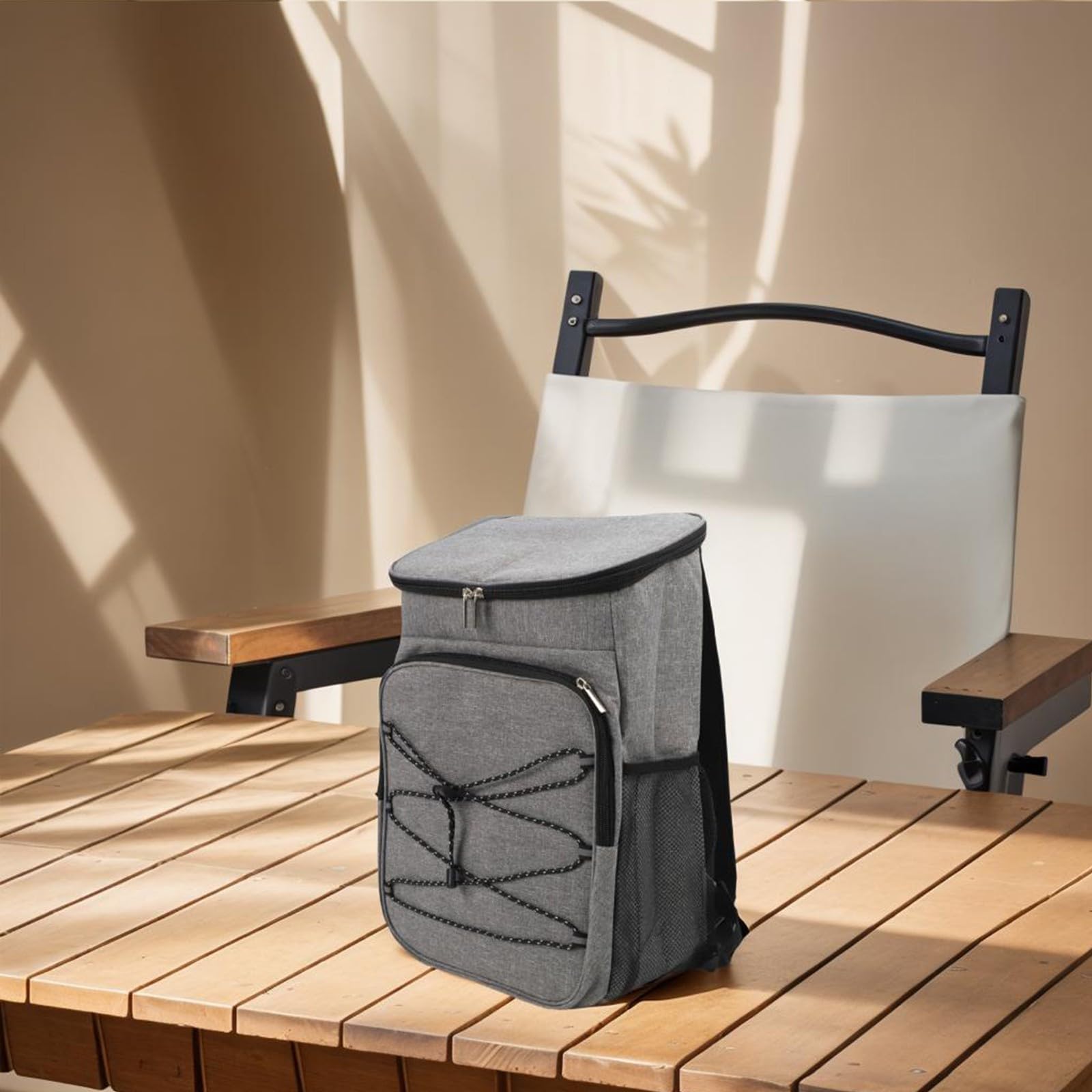 Borsa Termica da Picnic 30L Impermeabile con Multipli Scompartimenti per Campeggio Escursionismo Spiaggia