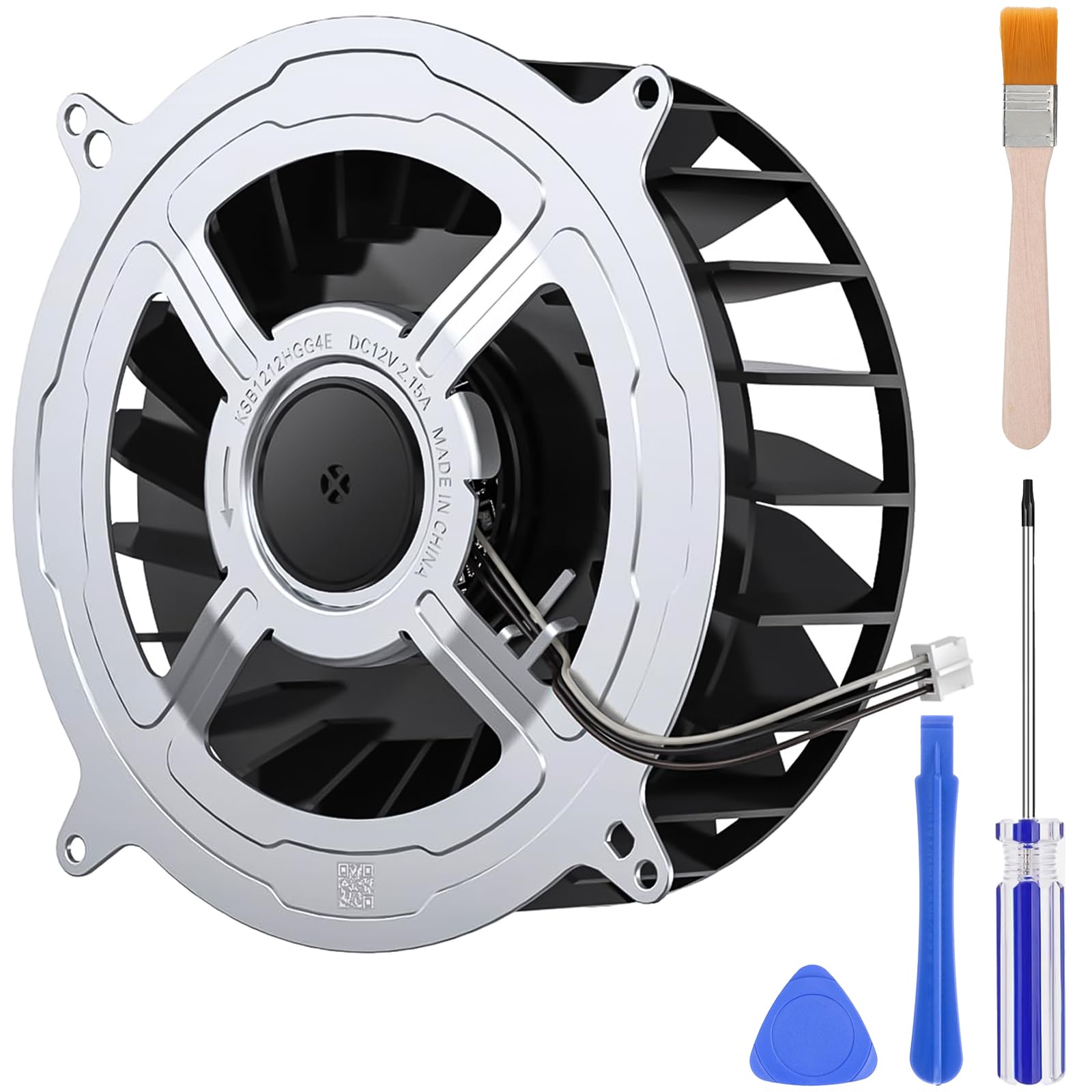 Internal CPU Cooling Fan Replacement for Sony PlayStation 5 PS5 23 Blades 12V 2 15A Silence cooler Fan