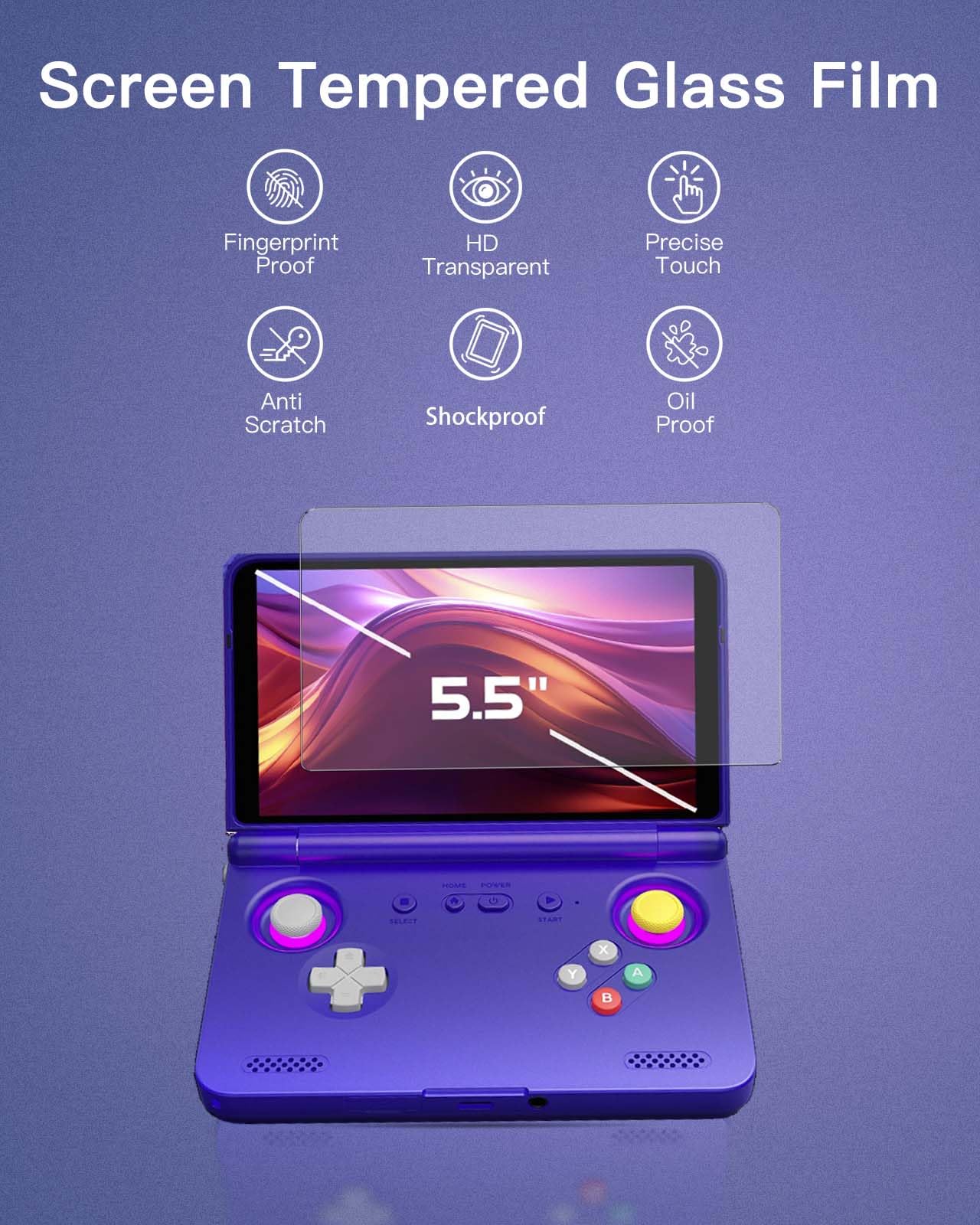 RETROID POCKET FLIP 2 保護フィルム付き RETROID pocket Flip 2 保護フィルム【各種】PDA工房 | ユニバーサル