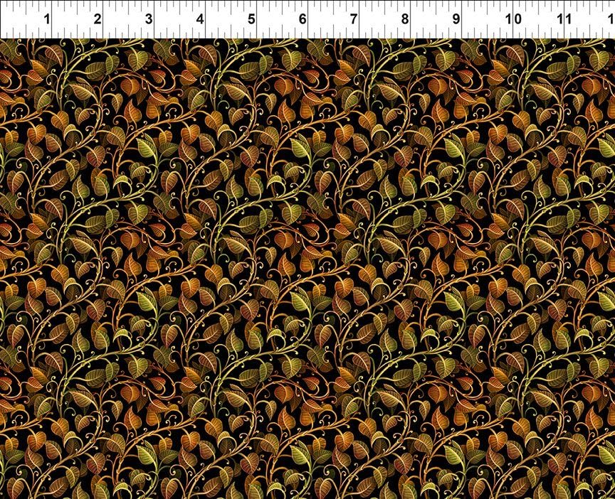 in The Beginning Legendary Journeys 7LJ1 Leaves on Vine Fabric