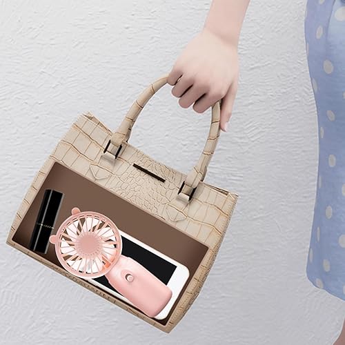 Miniatura 7 de Ventilador pequeño de mano, mini ventilador portátil de verano, ventilador de bolsillo con pilas AA (pilas no incluidas) Ventilador de oficina,