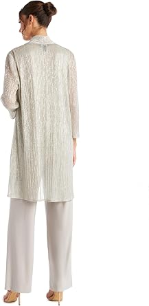R&M Richards Women's Luxe Harmony Duster Set