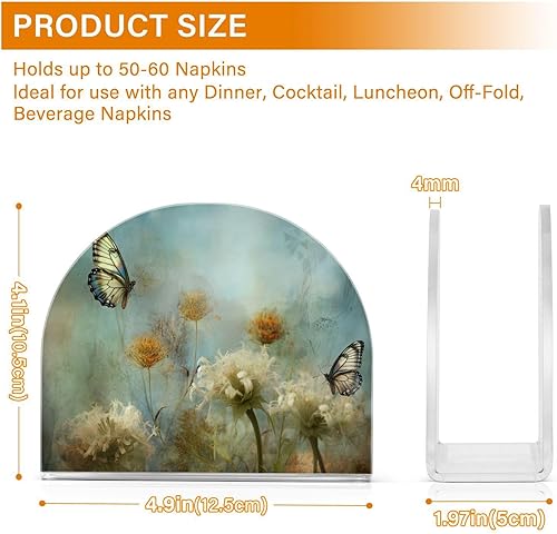 Miniatura 3 de Acrylic Napkin Holder - PaperTowel Holder in Clear - Modern Decorative Guest Napkin Holder for Home Kitchen Dining Party Tables Restaurant