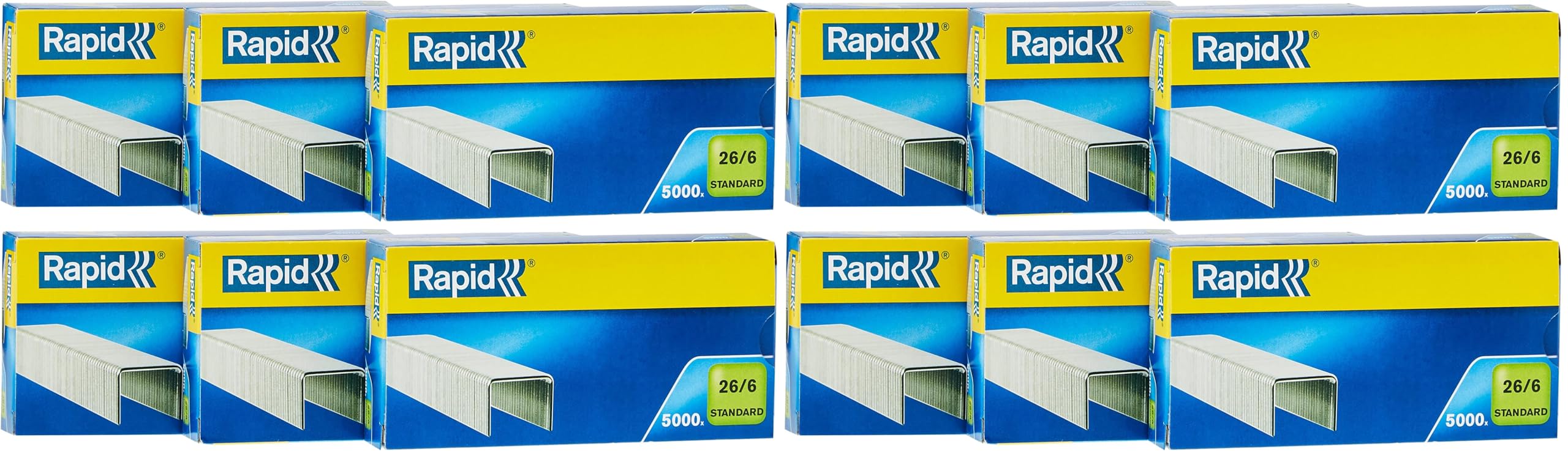Rapid Standard 26/6 24862400 Agrafes Standard 26/6 (Lot de 4)