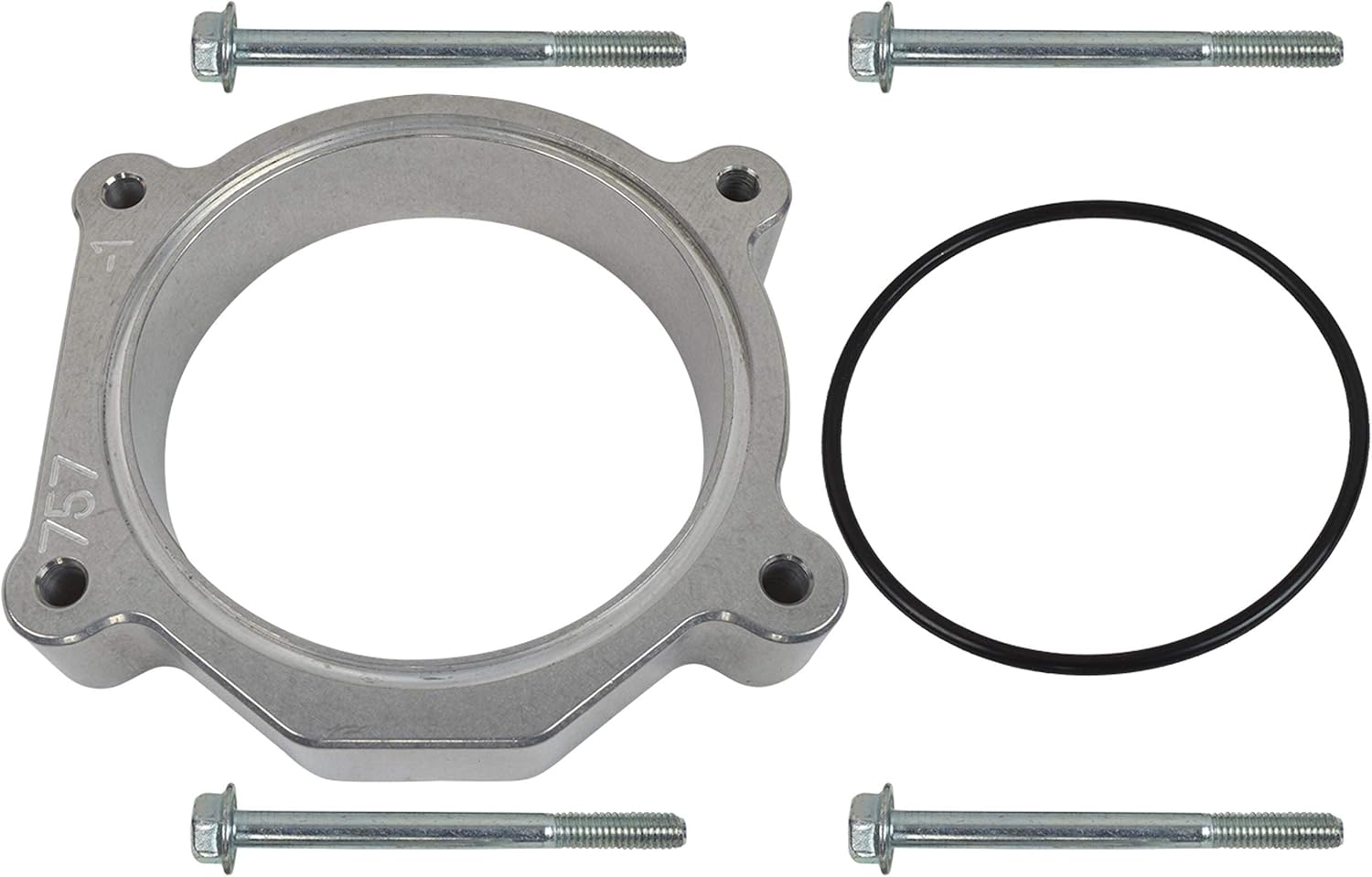 ICT Billet LSA LS3 Throttle Body Spacer 1 inch Adapter LS Clearance 4 Bolt TB DBW 551757-1
