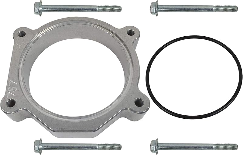 Espaçador do corpo de borboleta ICT Billet LSA LS3 com adaptador de 1 polegada e furo de 92 mm – 4 parafusos