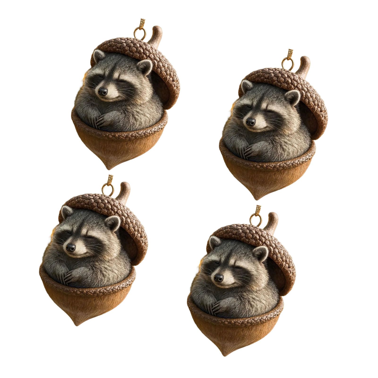 Osniyaw C Pack Of 4 Pine One Pendants For Hanging, Shatterproof Acryli Christmas Tree Decorations For Ar Interiors, Hristmas Party Decoration, Acryli Pendant Harm