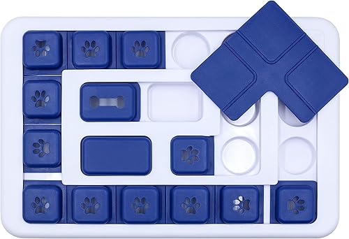 Juguetes de rompecabezas para perros, cuencos de alimentación lenta para perros, juguetes interactivos para perros grandes o pequeños para el