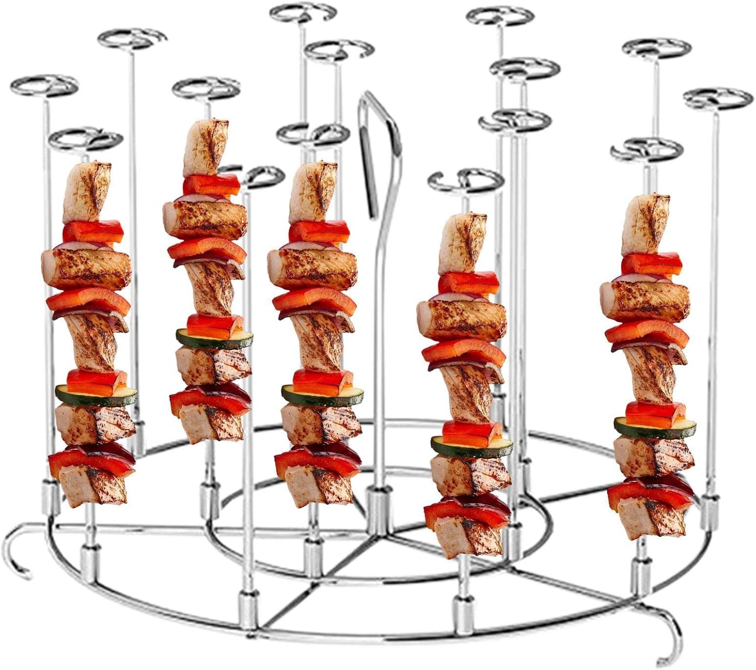 Vertical Skewer Barbecue Skewer Stand Rack Holder Skewer Vertical