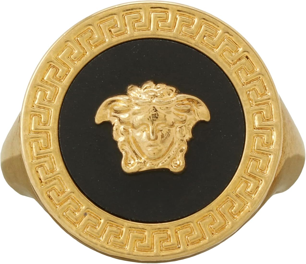ヴェルサーチ　リング　19号 VERSACE ヴェルサーチ グレカ グリーク リング 指輪 GRECA RING