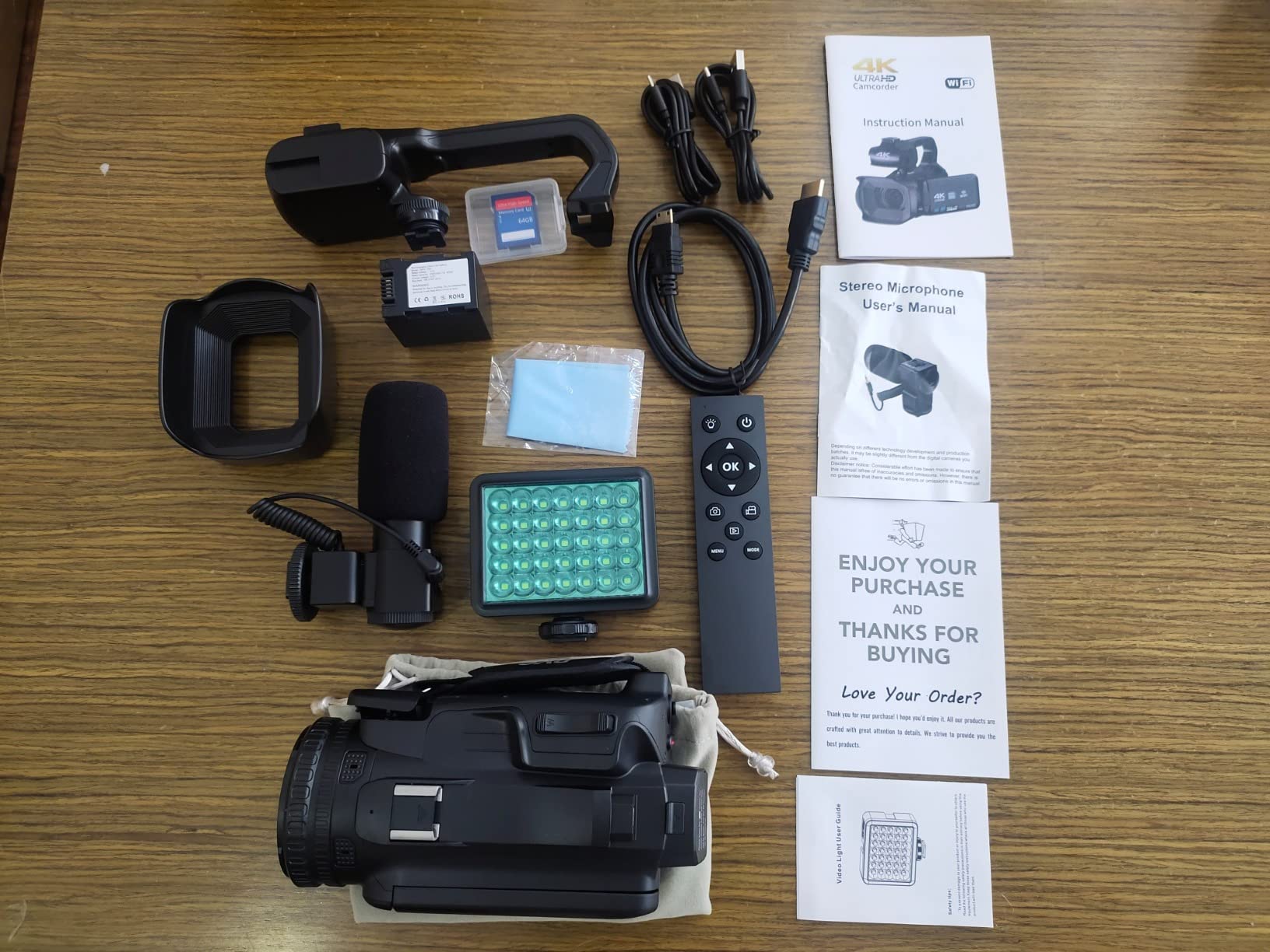 42/mo Finance SPRANDOM Camcorder Video Camera 4K, HD Auto Focus