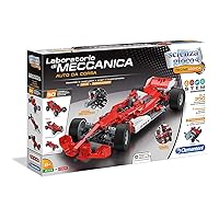 Clementoni Scienza e Gioco Build - Auto da Corsa Rossa, Kit Costruzione Bambini 8+