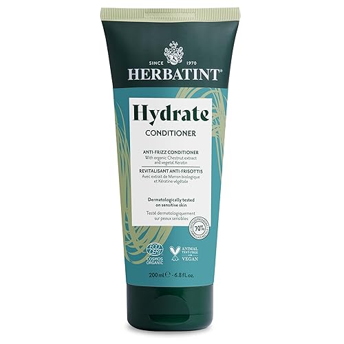 Herbatint Acondicionador hidratante, hidratación profunda y protección, desenreda, controla el encrespamiento y deja el cabello suave como la seda,