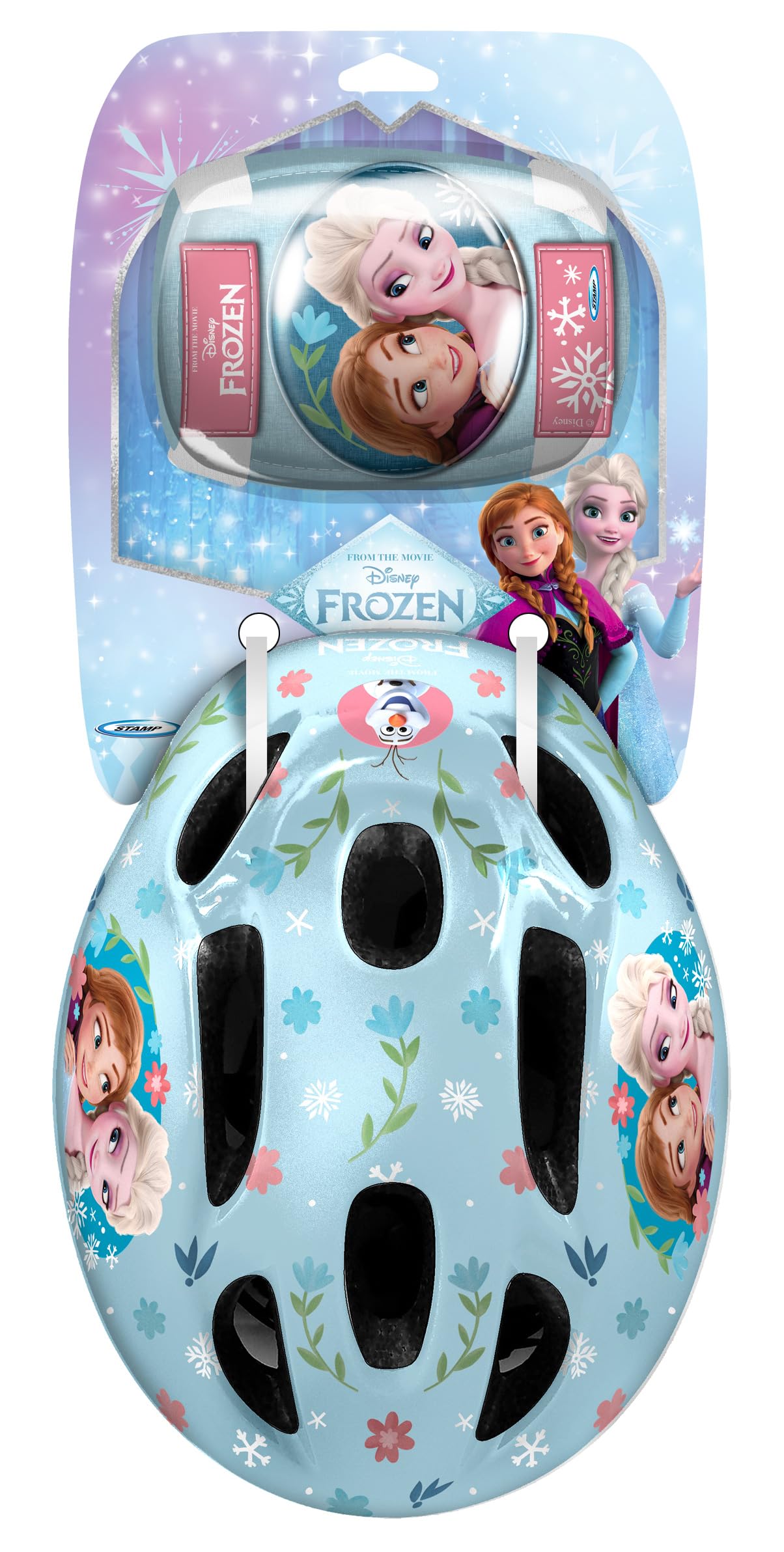 Set Helmet + Elbow & Knee Pads Frozen 2