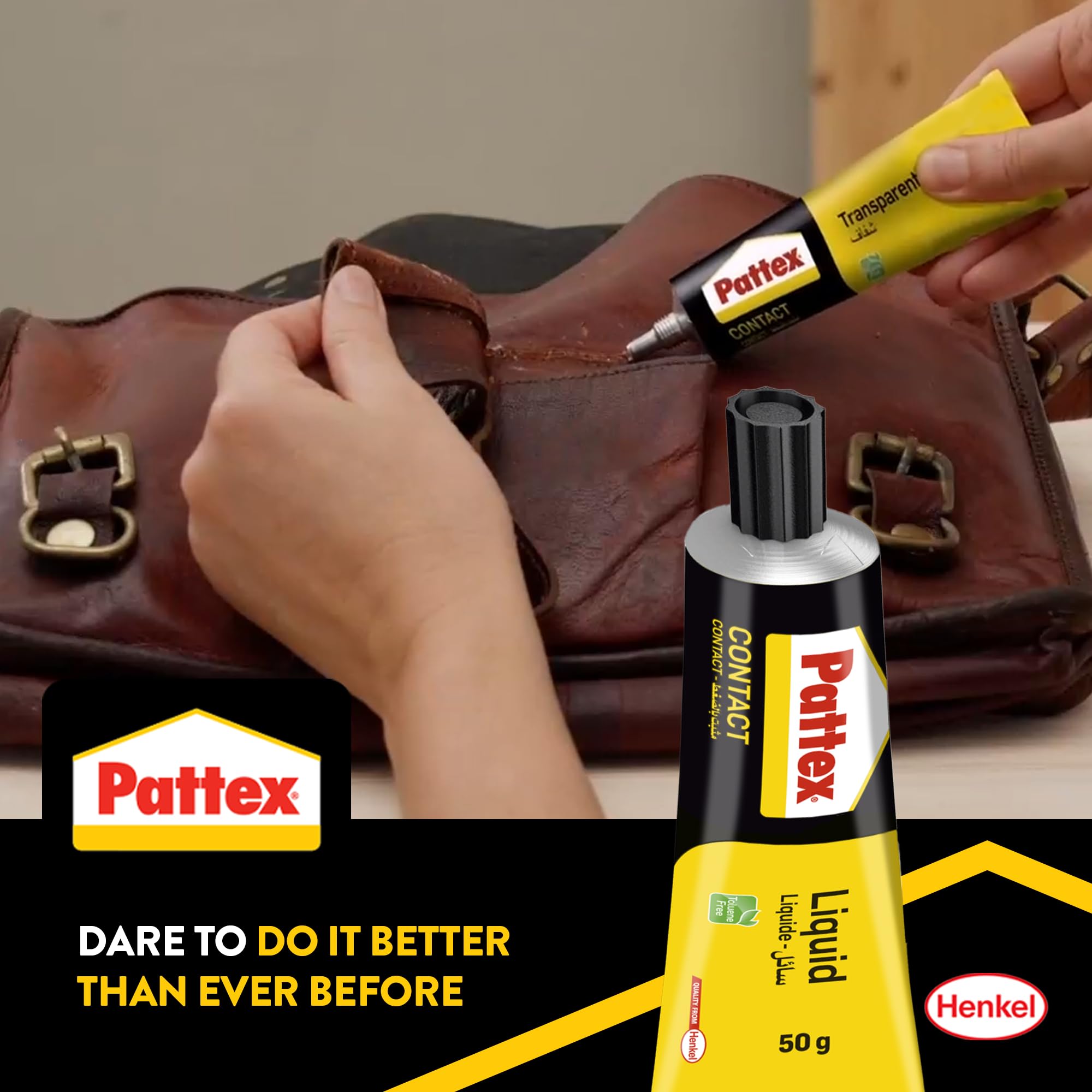 Pattex Colle contact type néoprène- Formule Gel tous matériaux- tube