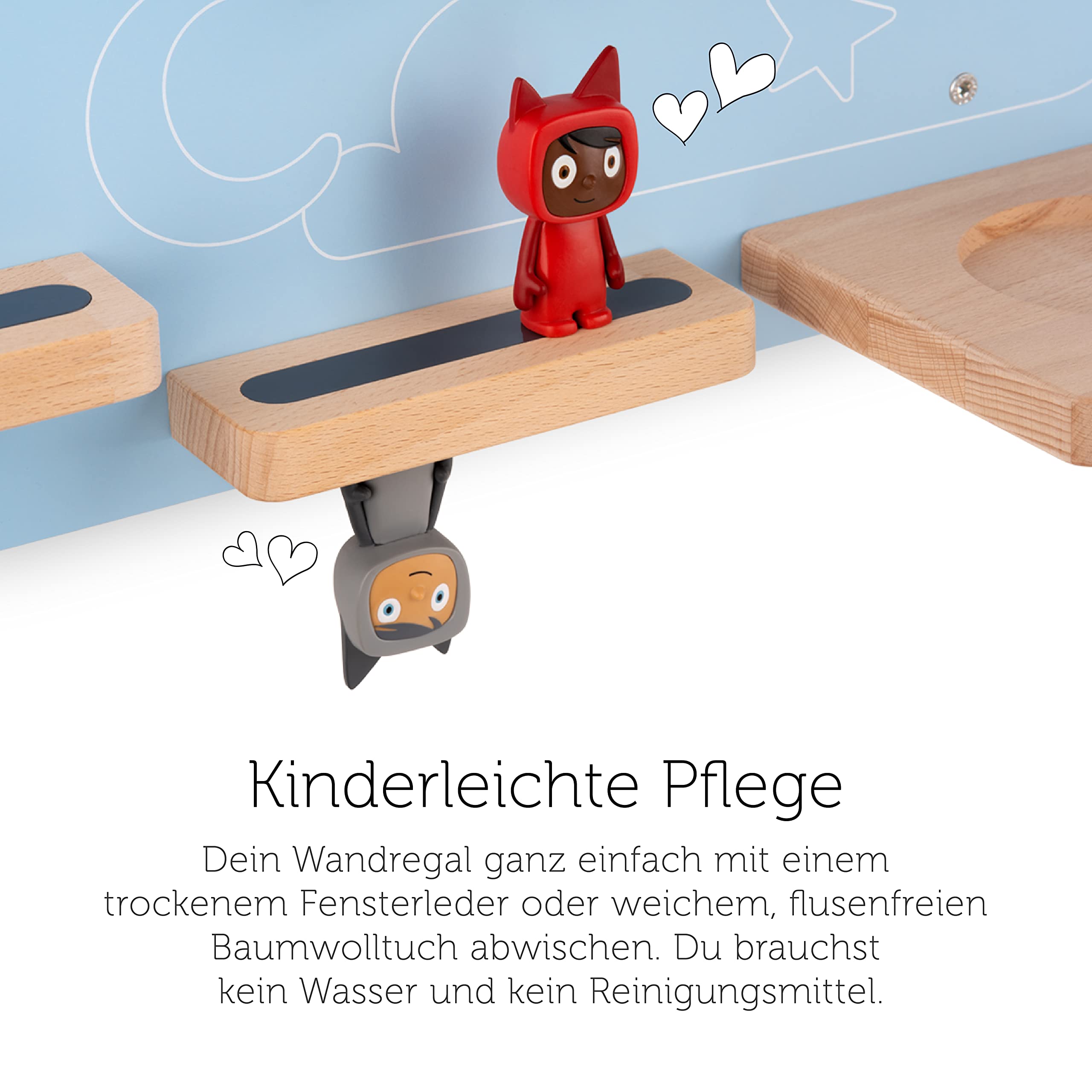 Tonies Regal Auf zum magischen Berg, Regal für Toniebox und Figuren