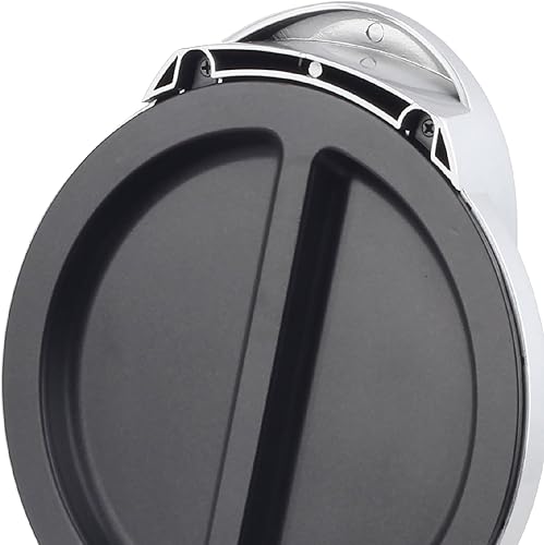 Miniatura 2 de Brentwood TS-255 antiadherente eléctrico, máquina de tortilla plateada 5.75 "x 9.5" x 11".