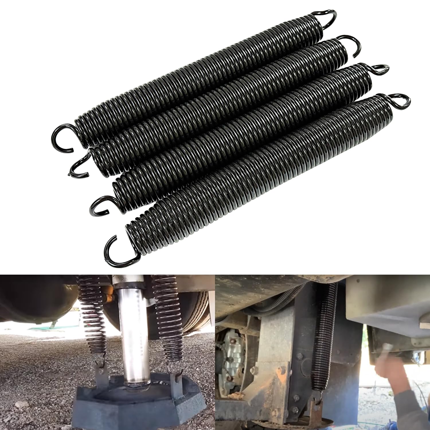 R3847 Replacement Spring Kit for Hydraulic Leveling Jacks, 4Pack Black Hydraulic Jack Large Spring