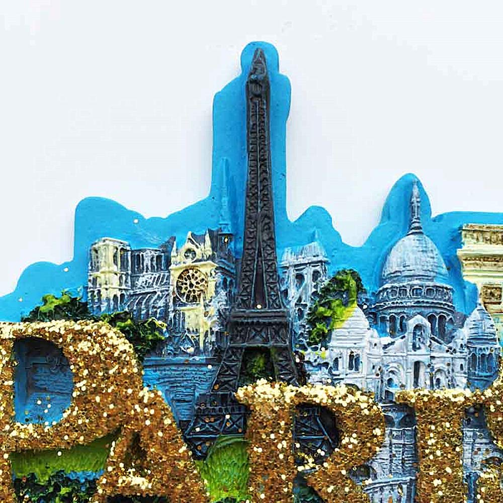 Magnetini Frigorifero Parigi Retrò - 2 Pezzi Decorativi Per Cucina - Foto 8