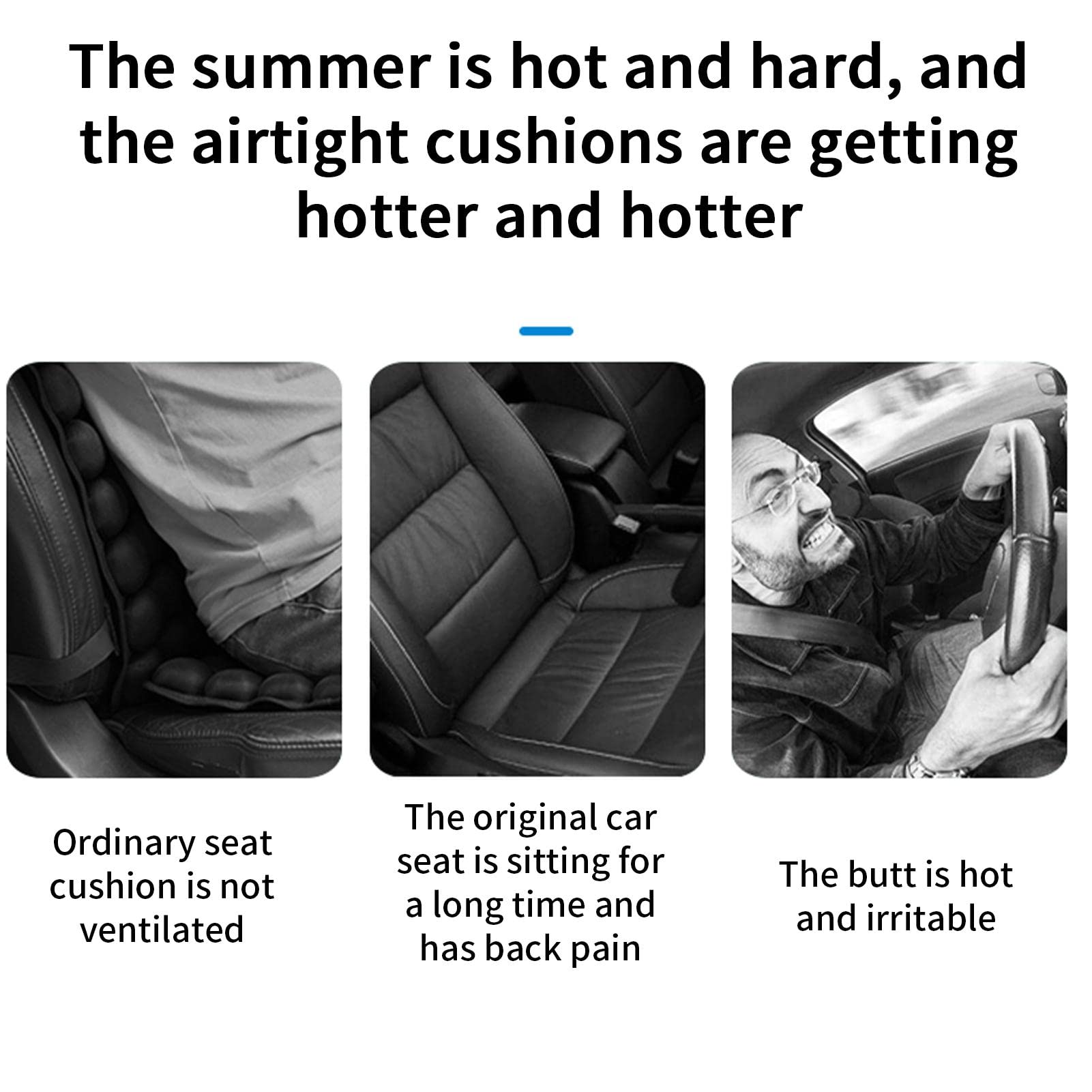 Cojín de asiento ventilado | Cojín de asiento de refrigeración USB - Cojín de asiento de coche de refrigeración Temperatura ajustable automotriz Cojín de asiento de coche de refrigeración cómodo