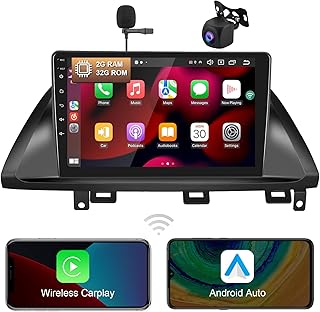 for Honda Odyssey 2005-2010 Android Car Stereo Support Wireless Carplay&Android Auto with 10.1 inch Touchscreen GPS Navigation Bluetooth USB WiFi FM/RDS Radio Receiver Backup Camera Head Unit 2+32G