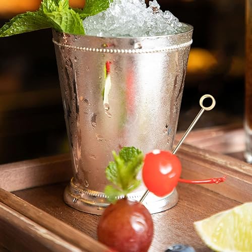 Miniatura 6 de 8 púas de cóctel de acero inoxidable, palillos de cóctel de martini, pinchos de metal reutilizables para cócteles, aceitunas y aperitivos Bloody