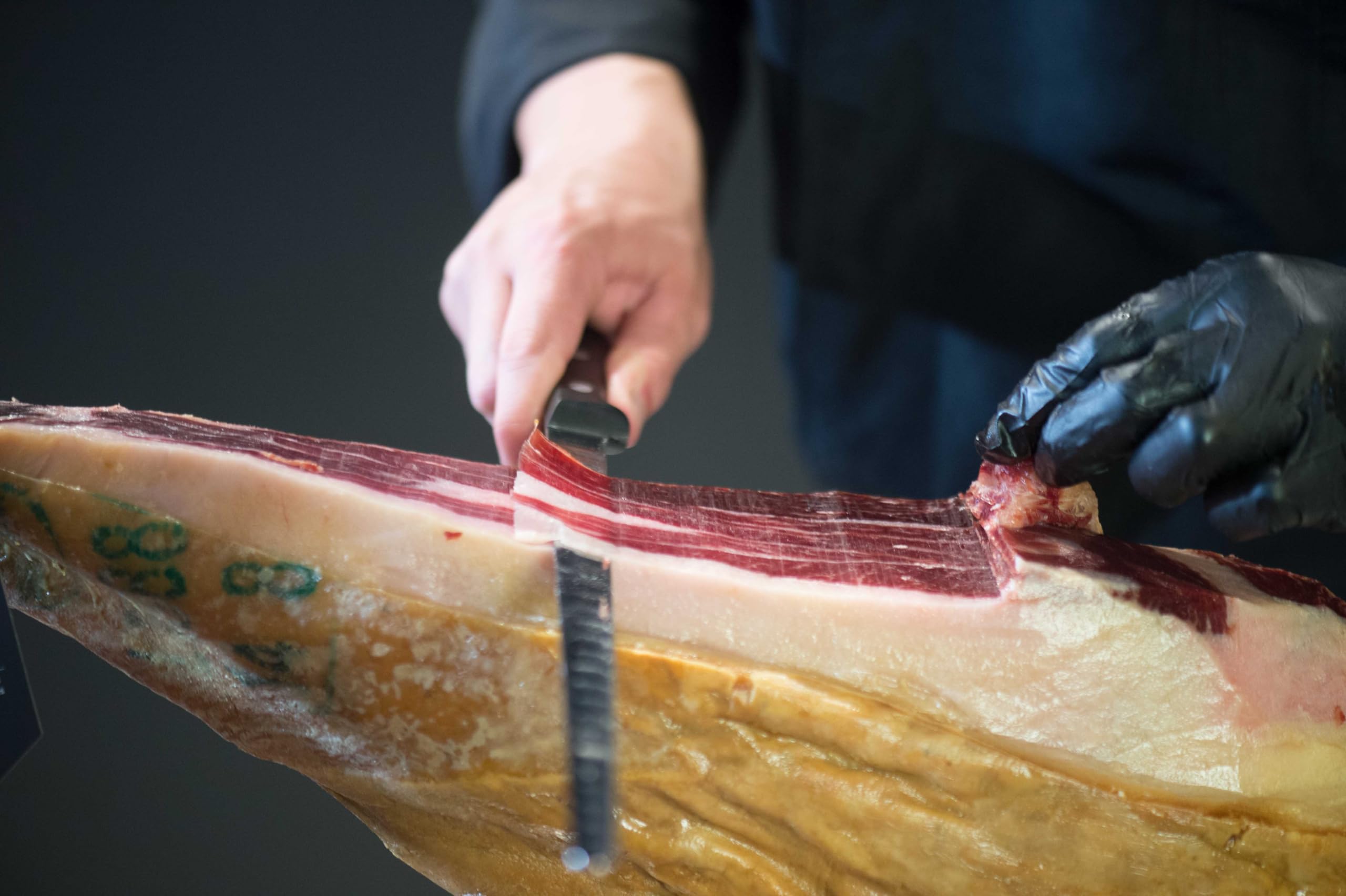 BELLOTERRA | Pack 5 Sobres Jamón de Cebo de Campo 50% Ibérico Loncheado | 5 x 80 gr | Sobre Envasado Atmosférico | Curación 24-30 Meses | Raza Ibérica de Campo | Aperitivo Gourmet Listo
