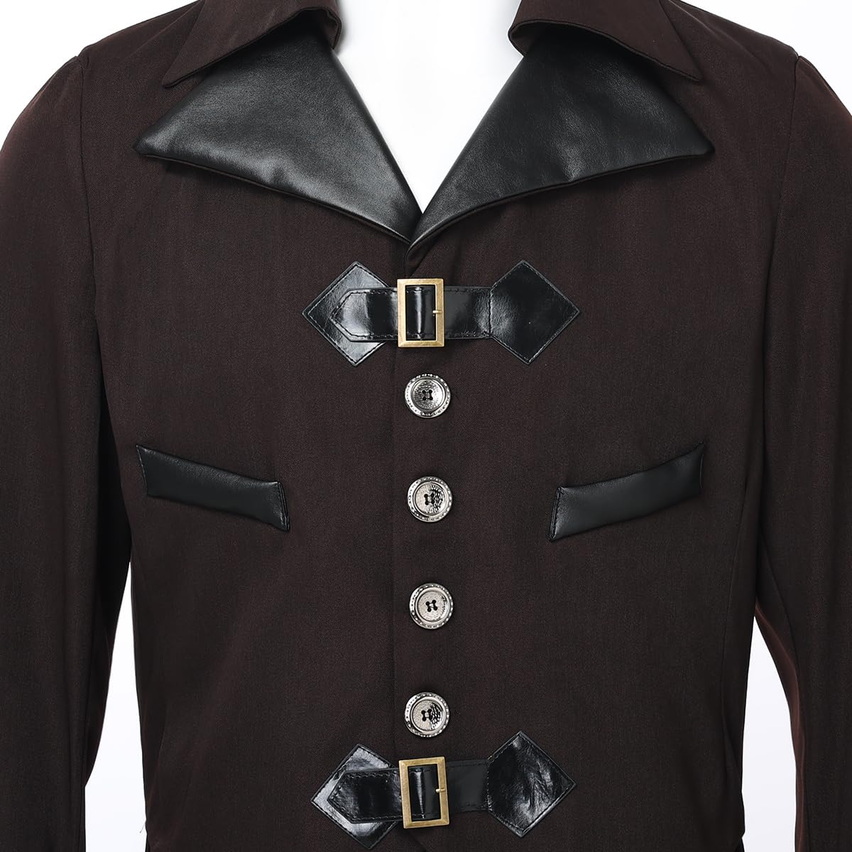 BLESSUME Vittoriano Steampunk Ingoiare Munito Cappotto