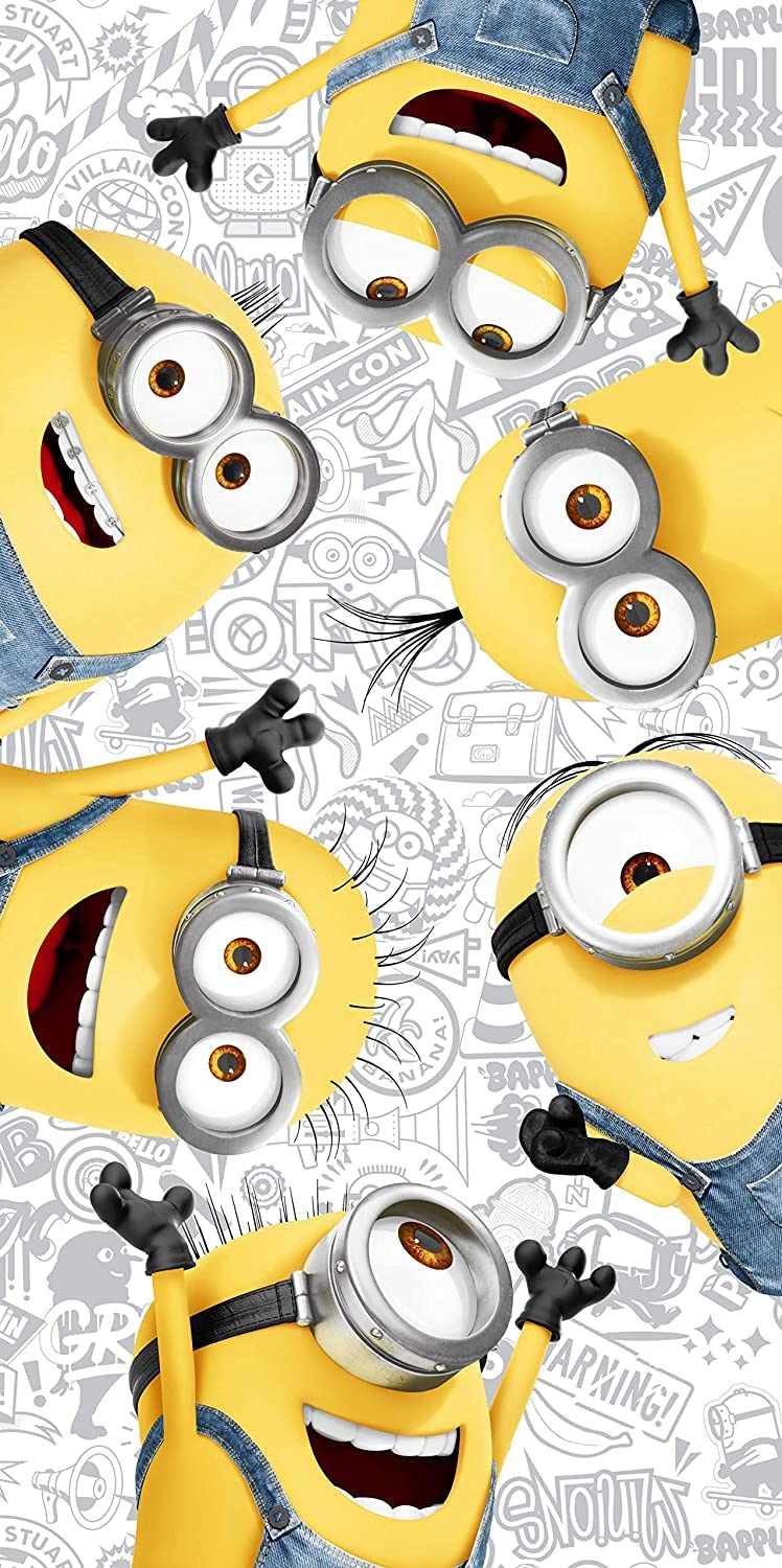 Jerry Fabrics Minionki Zestaw ręczników 70 x 140 cm 100% bawełna Friends