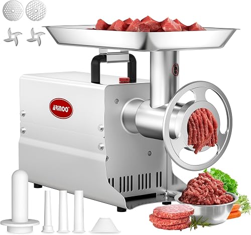 Arinoo MeatGrinder-TF-22 meat grinder, Silver