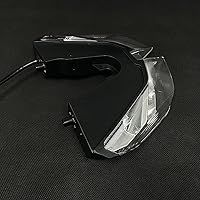 Vista 6 de Luces de freno traseras LED intermitentes integradas compatibles con DUCATI HYPERMOTARD 821 939 950 SP 2012-2021 (transparente)