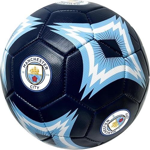 Miniatura 3 de Icon Sports Balón de fútbol del Manchester City para todas las edades, tamaño 5, 4 y 2, pelota de Man City con licencia