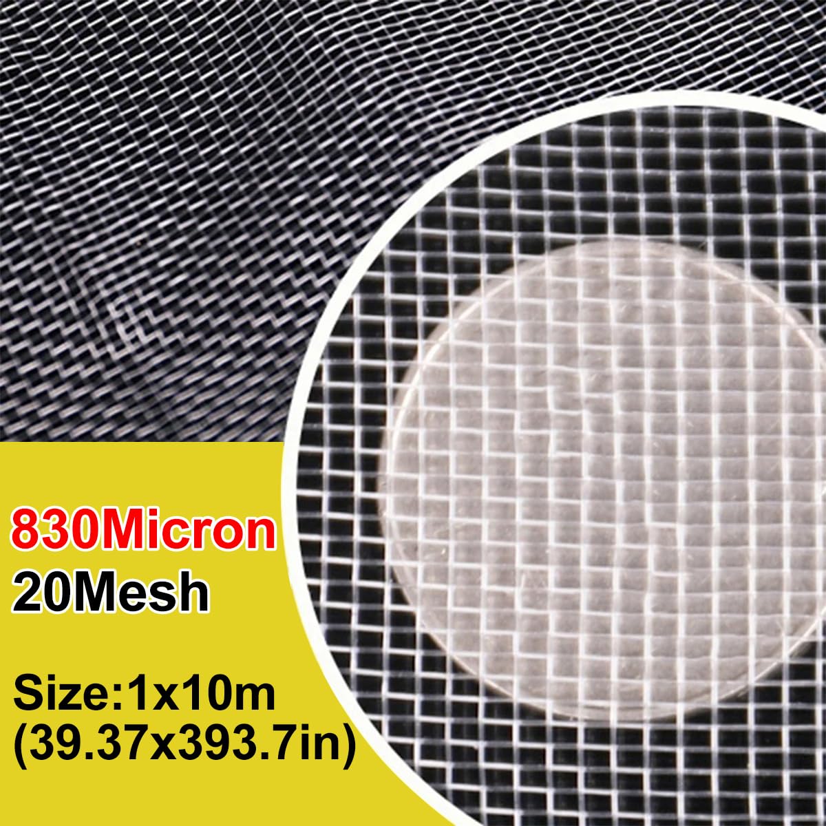 Rouleau Tamis Nylon 150 Mailles Qualité Alimentaire - 1x5 M, Pour Filtration, Brassage, Peinture
