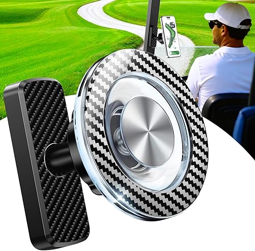 Magnetic Golf Cart Phone Holder, Golf Accessories - Golf Gifts For Husband