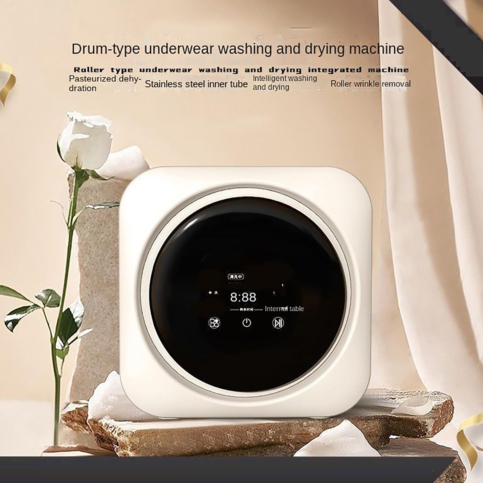 Lavatrice E Asciugatrice Compatta 3,5 Litri - Mini Per Casa E Dormitorio - Foto 14