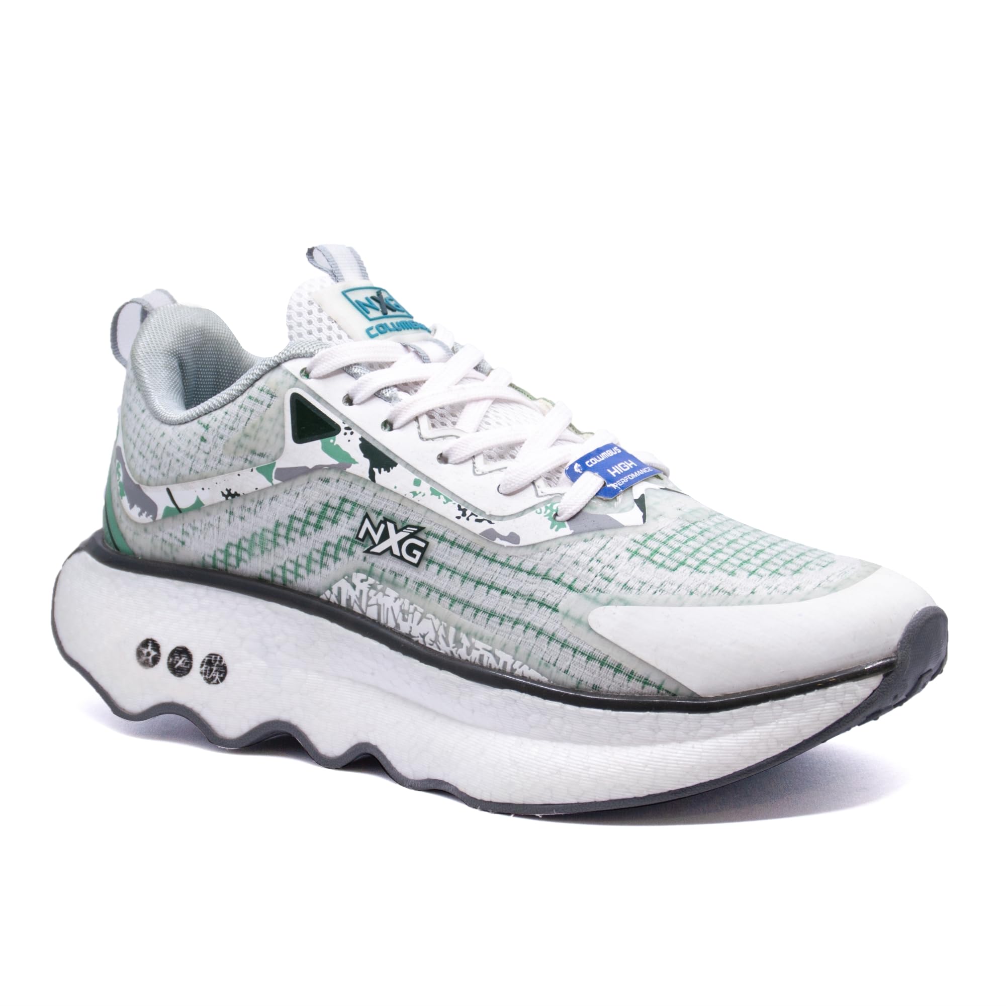 Columbus SYSTM Sports Running Shoes| Mens Shoes | Lightweight Shoes | Gym Shoes for Men | Comfortable Shoes for Men| Stylish Lace-Up Closure | Trendy Sports Shoes (B0DHGD196Q) Amazon Price History, Amazon Price Tracker