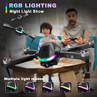 Tolatoyus TL12 Kezdő Drón 1080p HD Kamerával, WiFi FPV Élő Képátvitellel, Kefenélküli Motorral, LED Világítással, 3 Sebességfokozattal 2