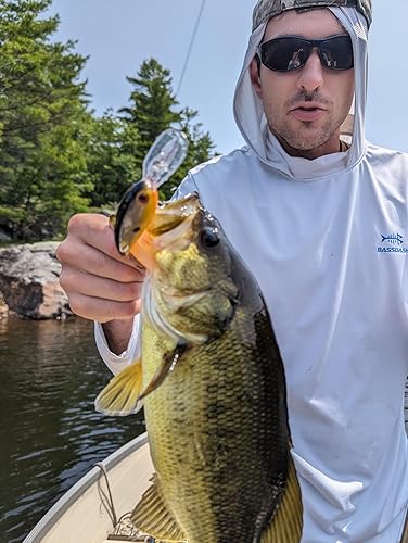 Miniatura 6 de Señuelos de pesca de lubina mezclados incluyendo poppers, plantillas con ganchos, gusanos de plástico, colas de pala, crankbait para lucios de agua