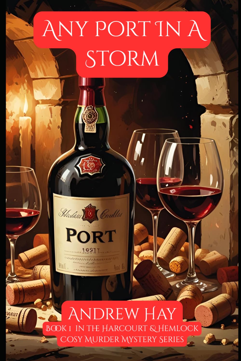 Any Port In A Storm: Book 1 in the Harcourt & Hemlock Cosy Mystery Series