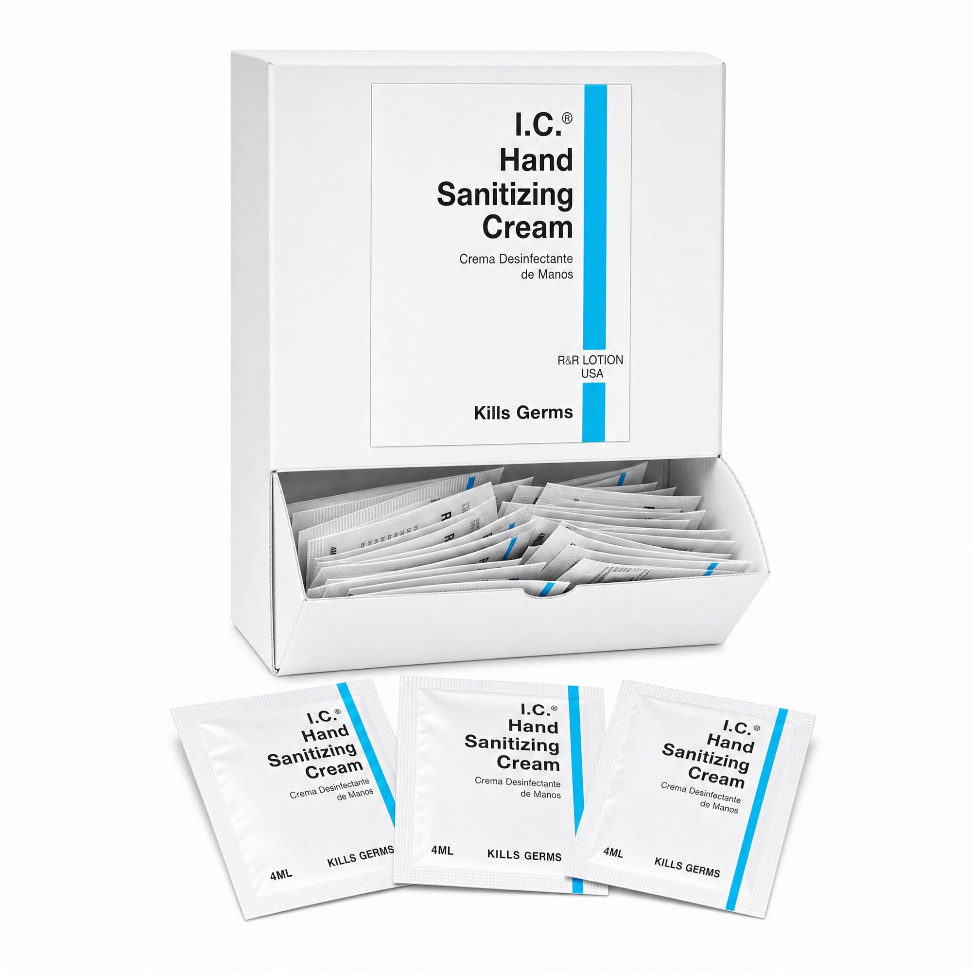 Amazon.com: 4ML Foil Single-use 100 Count Box - I.C. “Alcohol Free