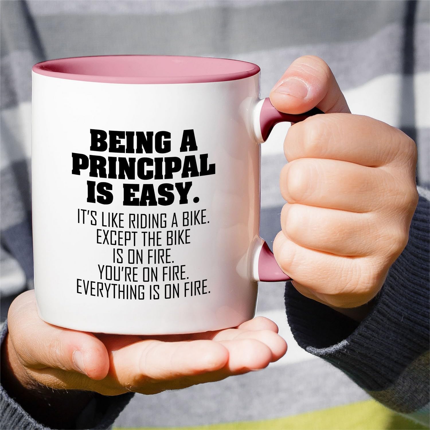 Retreez Funny Mug - Being a Principal is Easy 11 Oz Ceramic Coffee Mugs image 4