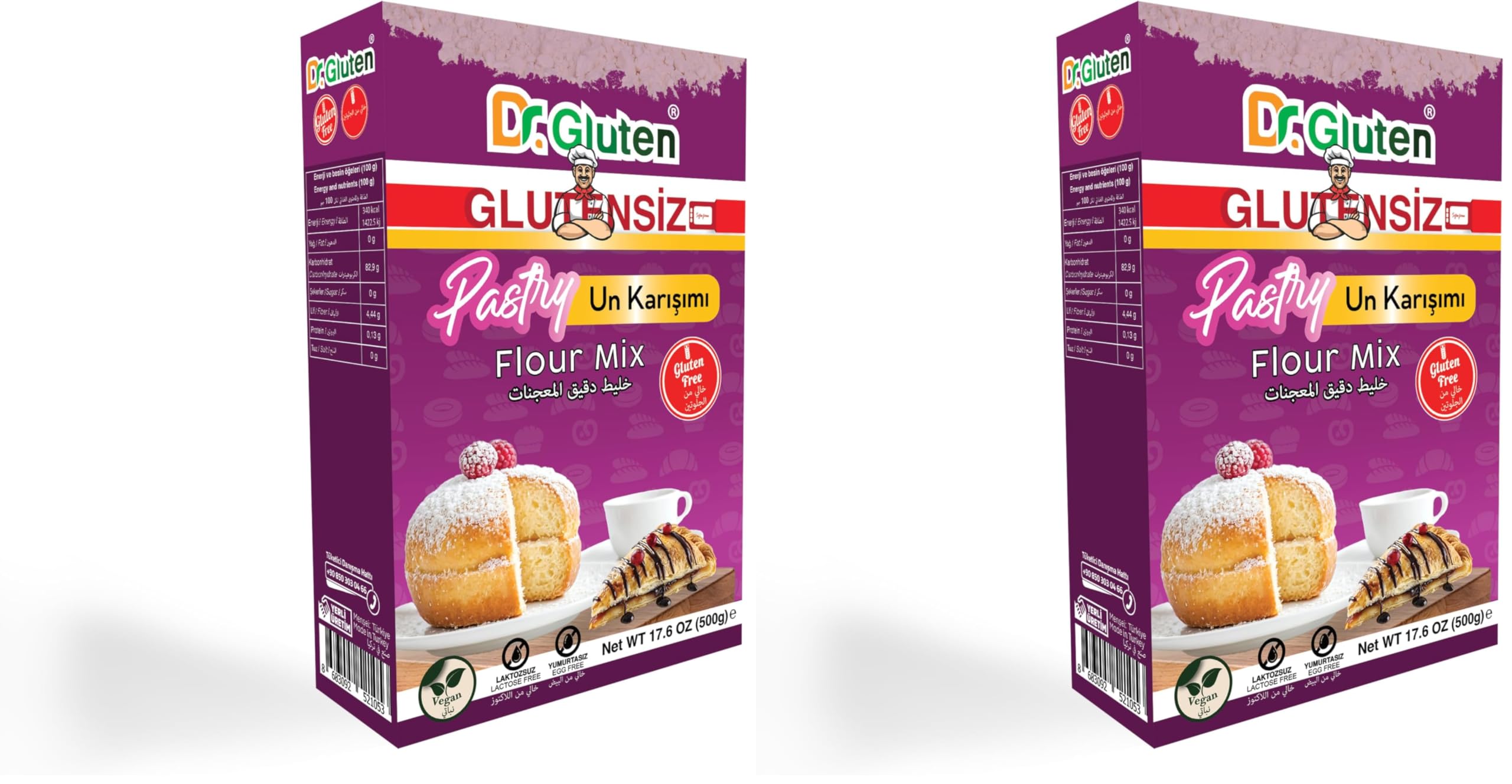 Dr. Gluten Pastry Un Karışımı 2li paket
