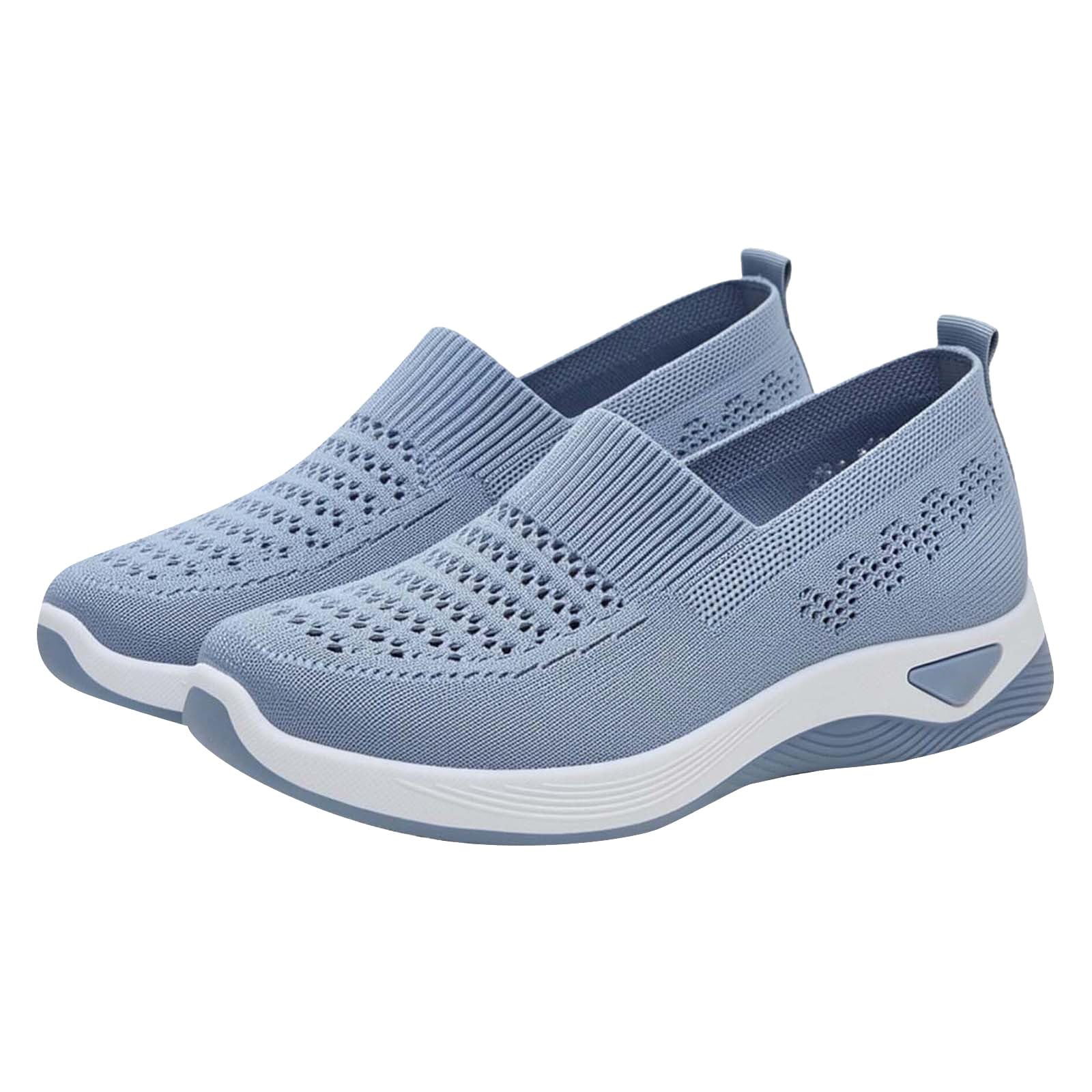 Orthopedic Shoes for Women Casual Comfortable Walking Slip On Sneakers Ladies Breathable Woven Arch Support Shoe 2026