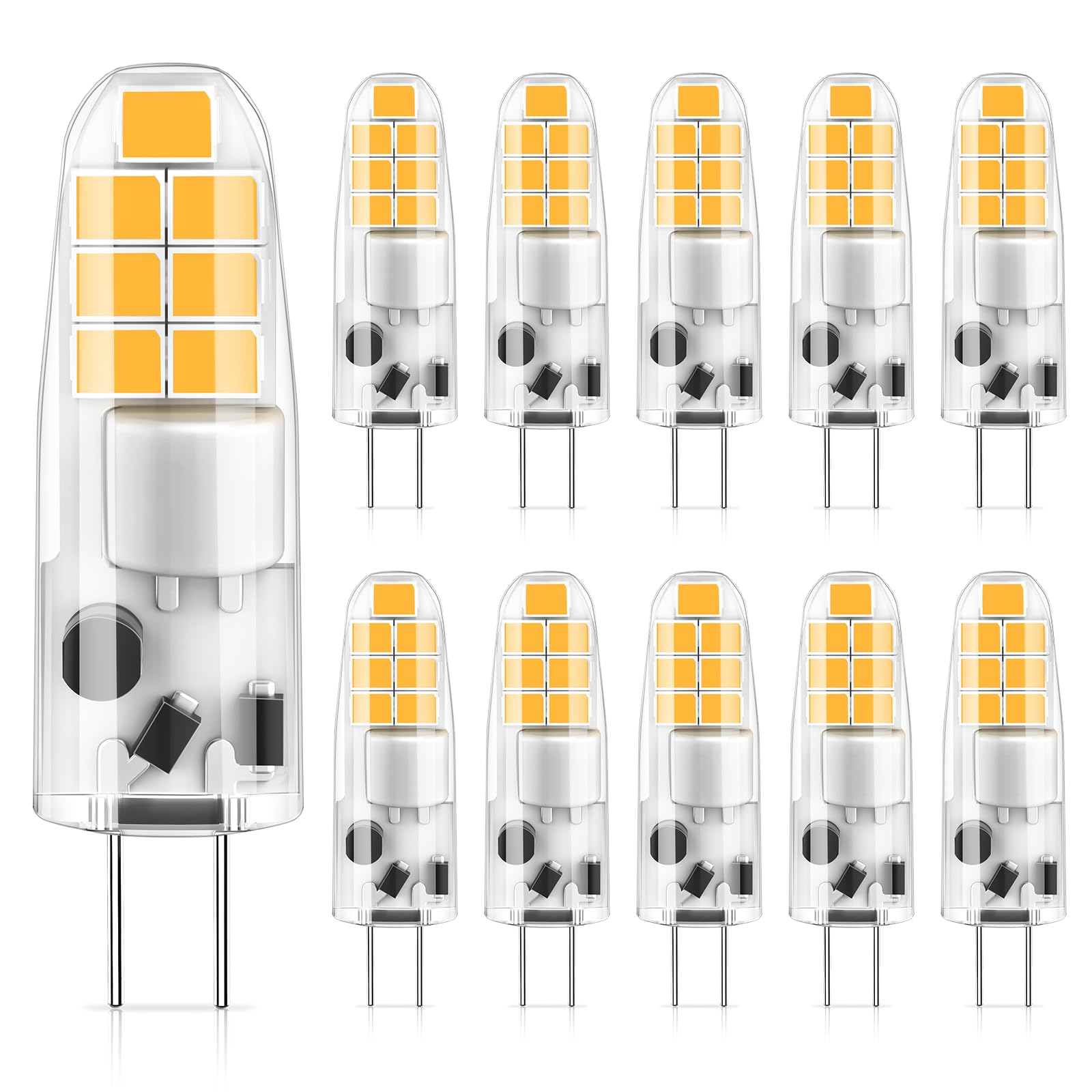 Amazon | G4 LED電球、1.6W(10-20Wハロゲン相当)ウォームホワイト3000K