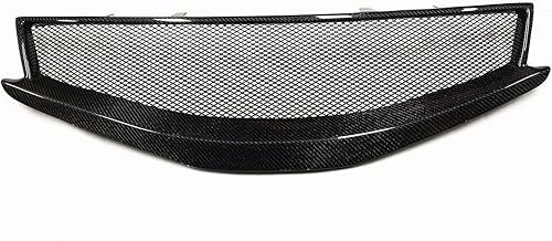 PICCON Front Grille Front Grille Trim Compatible with Nissa-n Altima Coupe 2008 2009 2 Door Replacement Real Carbon Fiber Car Center Bumper Hood disponible en Yaxa Guatemala