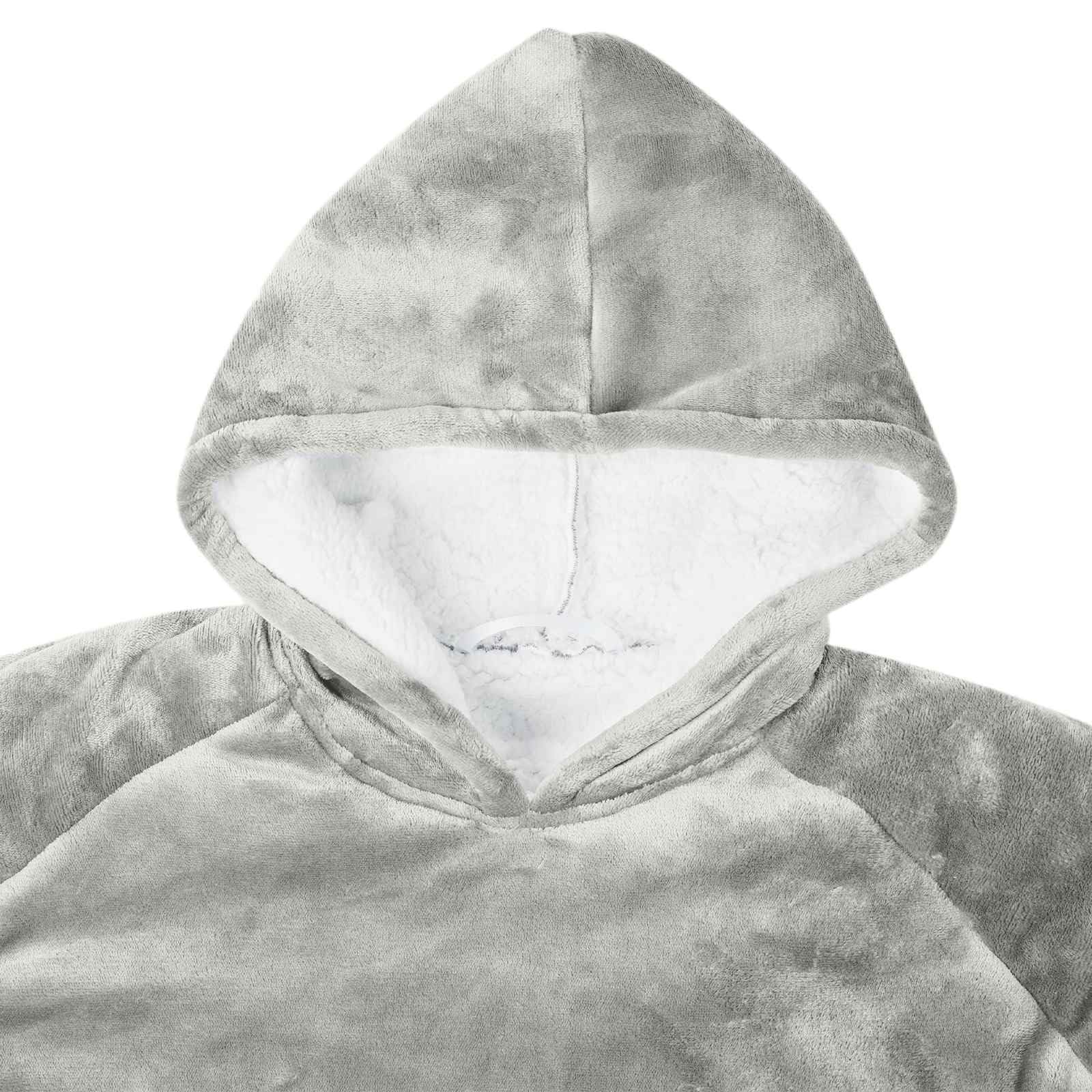 Beżowa bluza z kapturem z polaru i flaneli z kapturem, oversize, lekka, przenośna, wygodna, do domu, idealna do relaksu, przytulania, spania, noszenia w domu, dla kobiet i mężczyzn