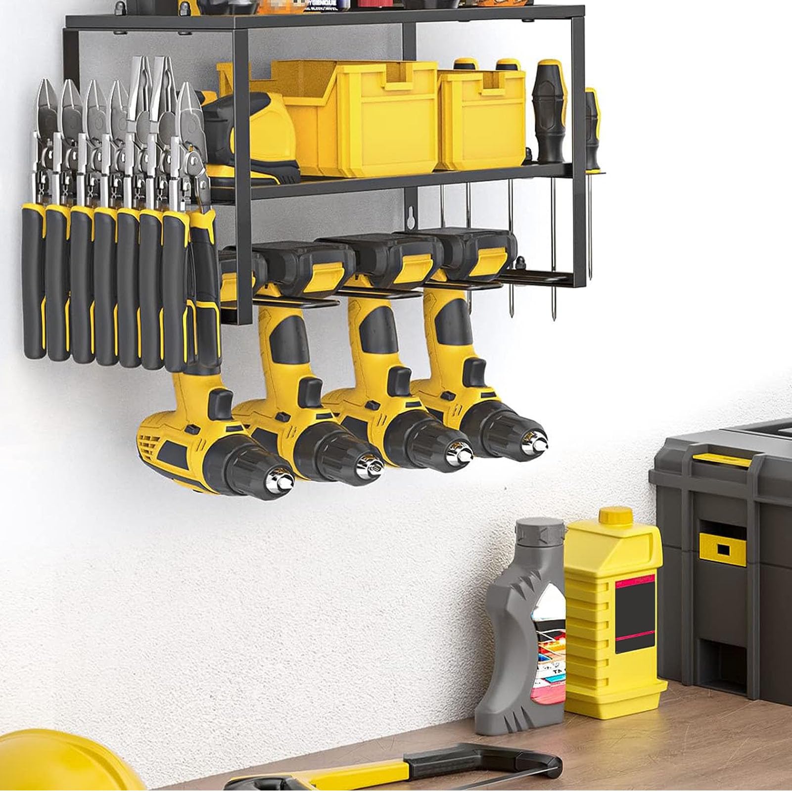 Soporte de pared para organizador de herramientas eléctricas, soporte para | Fácil instalación Accesorios d