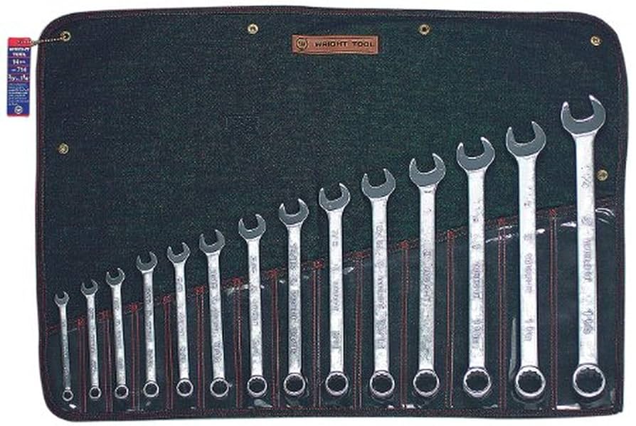 Combination Wrench 20 14 pc Set 12 Point Satin 3/8