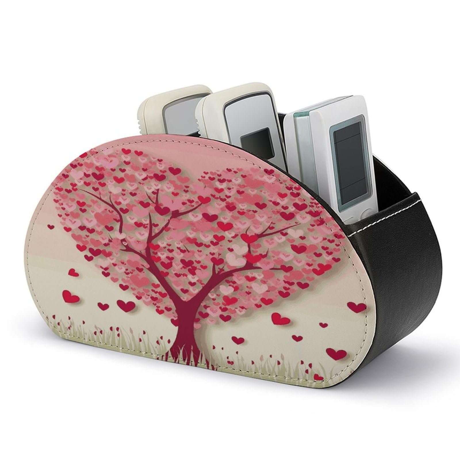 Btcowzrv Style Heart Tree1 Remote Control Holder With 5 Compartments